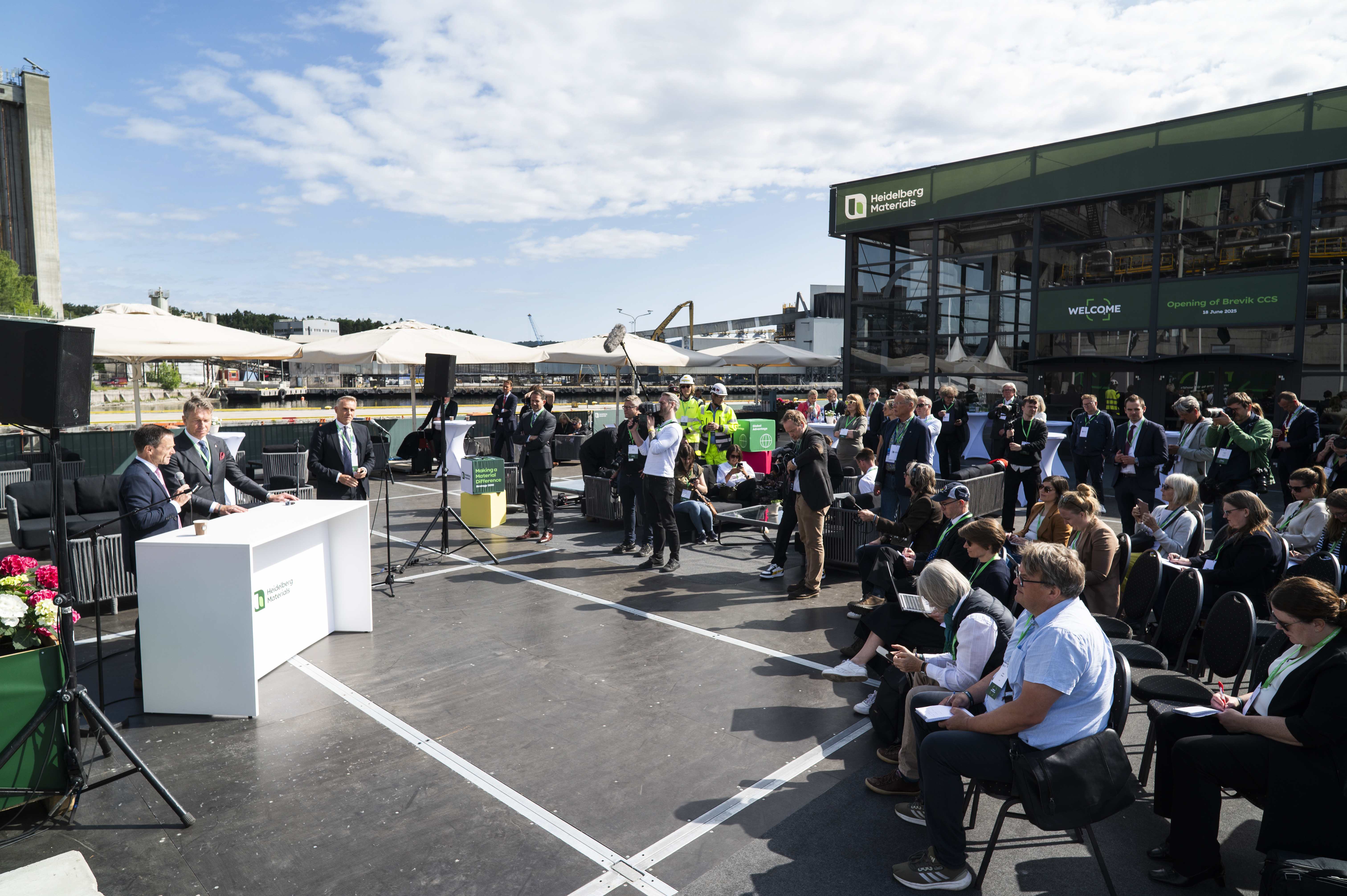 Brevik CCS inauguration – audience view